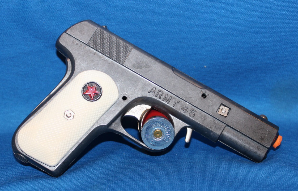 HUBLEY ARMY 45 CAP CUN - CIRCA 1940s - UNFIRED - EXCELLENT CONDITION