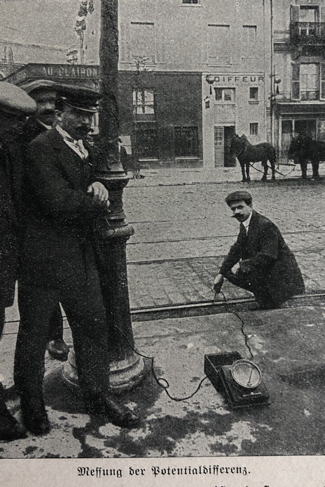 Potential equalization 1917 leakage current current electricity potential meter 95