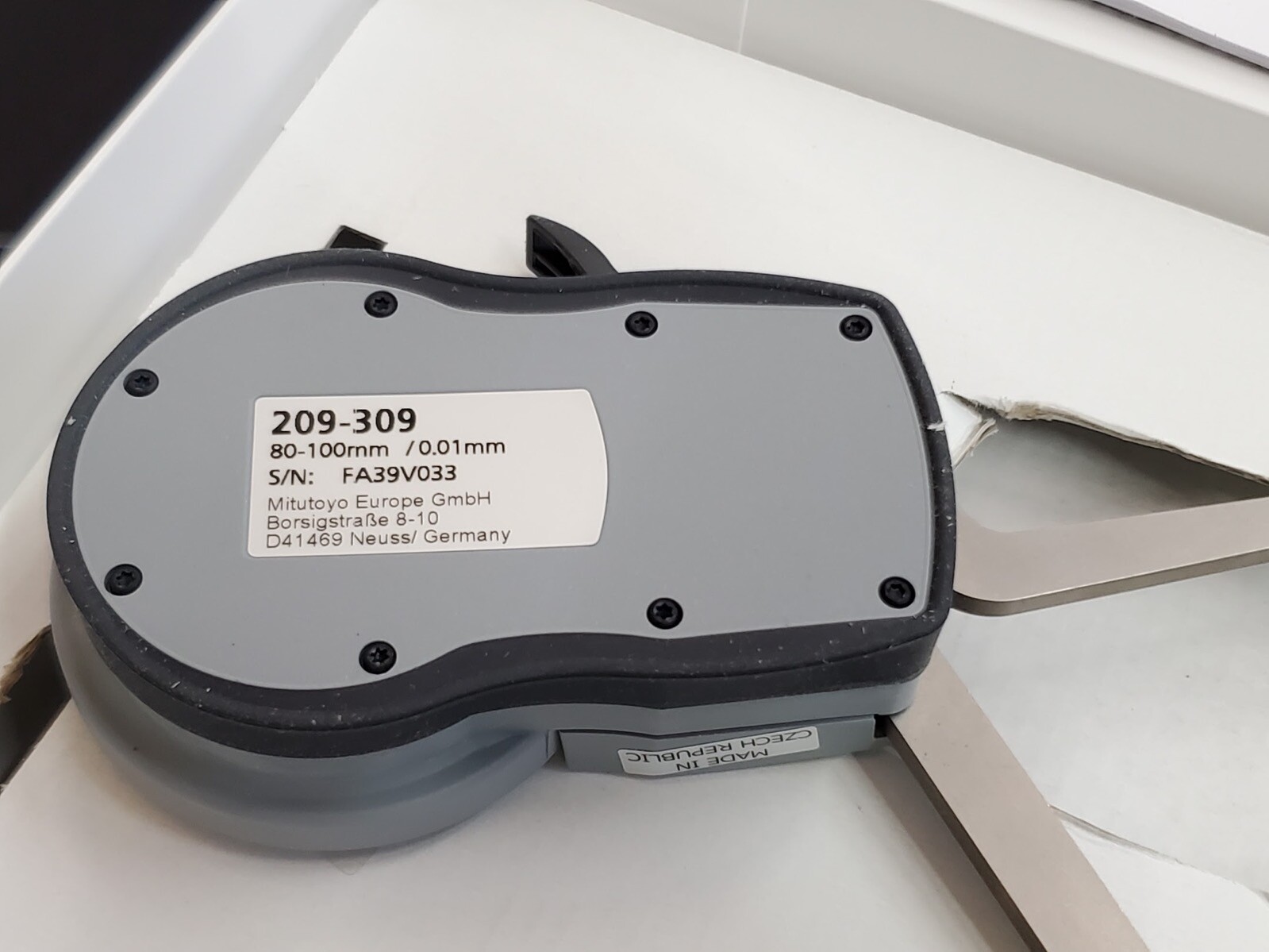 New Mitutoyo Internal Groove Dial Caliper Comparator Gauge Gage 80-100mm 0.01mm