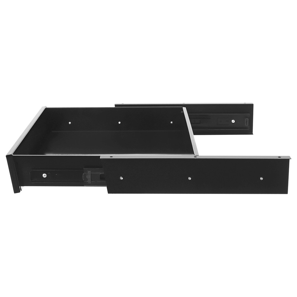 Standing Desk Drawer Under Desk Mounted Sliding Pullout Storage Organizer Drawer