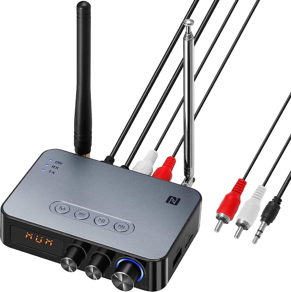 Bluetooth Transmitter Receiver Stereo Audio Adapter For TV Home Car Long Range