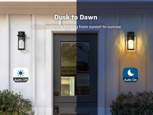 DEWENWILS 2 Pack Light Sensor Socket, Dusk to Dawn 360° Sensor Rotation, E26