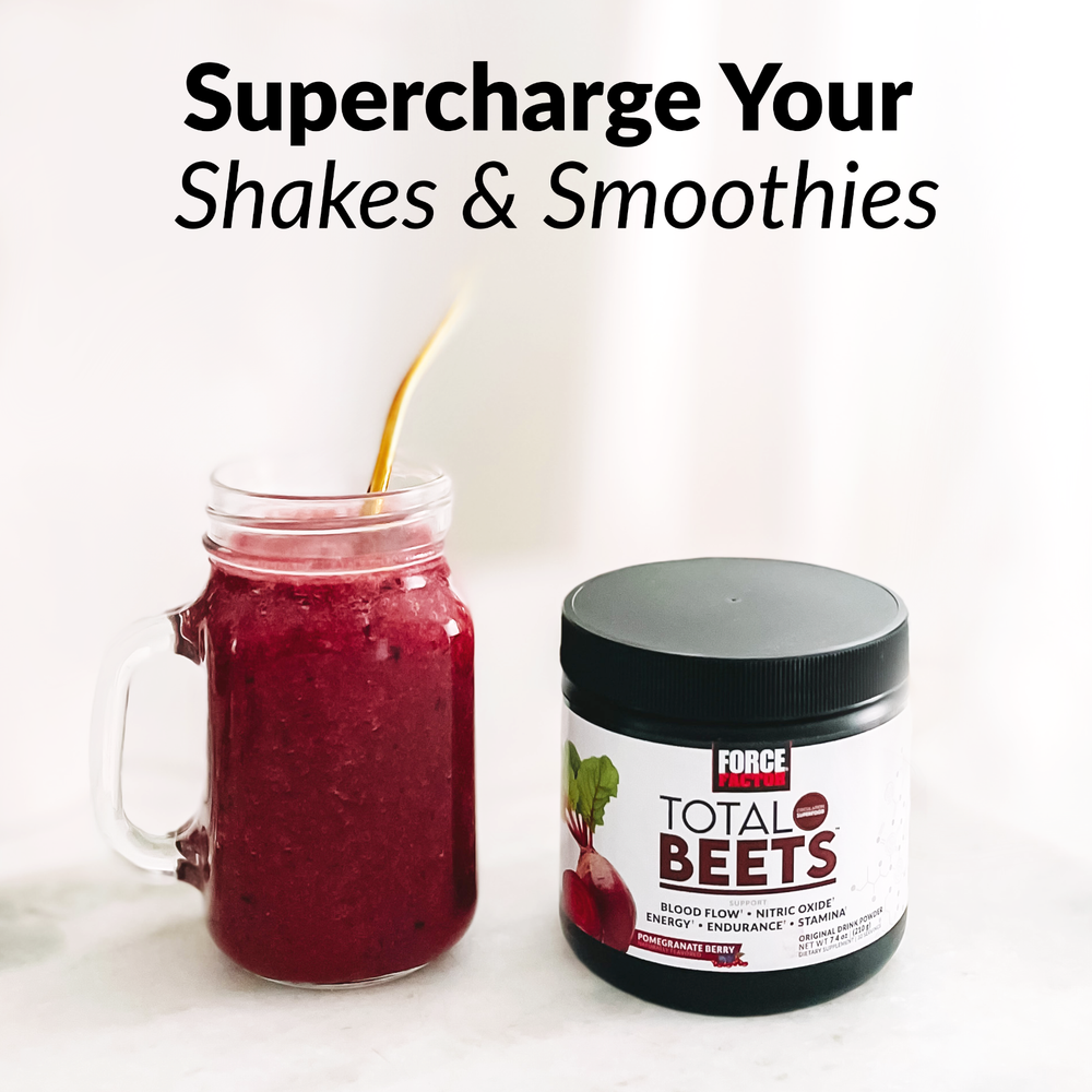 Force Factor Total Beets Circulation Superfood Beet Root Powder Nitric Oxide