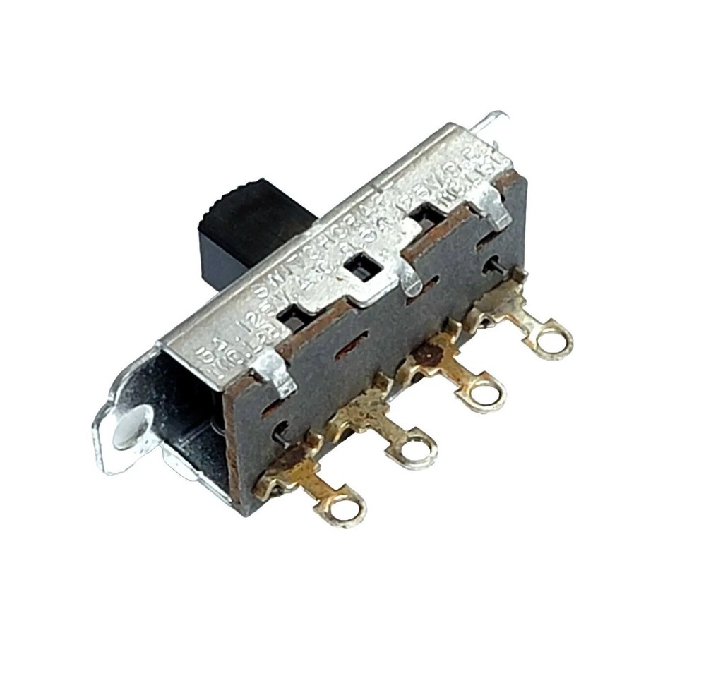SWITCHCRAFT 46311LDRX, Slide Switch, 3 Amp, 125 Volt, 3-Position