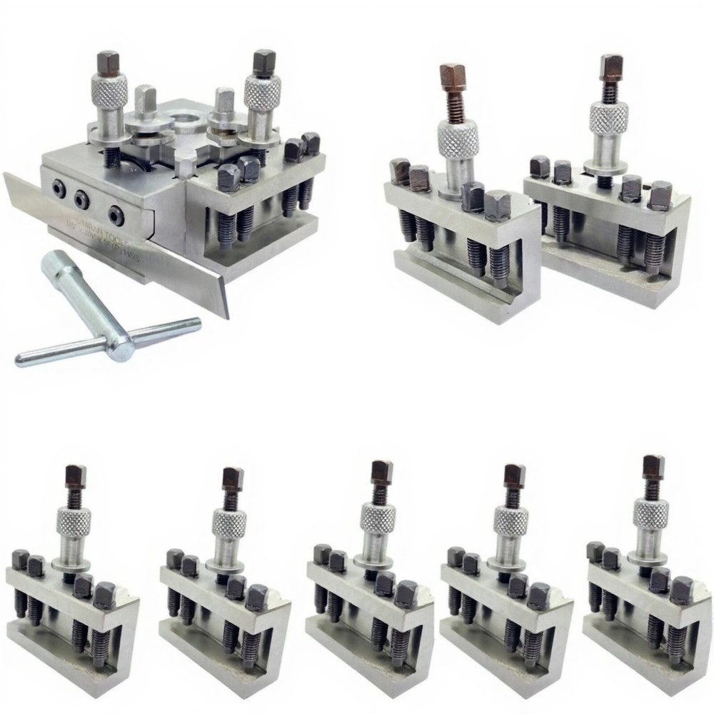 11 Pcs Quick change Tool Post System (T63 - Suit Most Lathes) | 25mm Opening