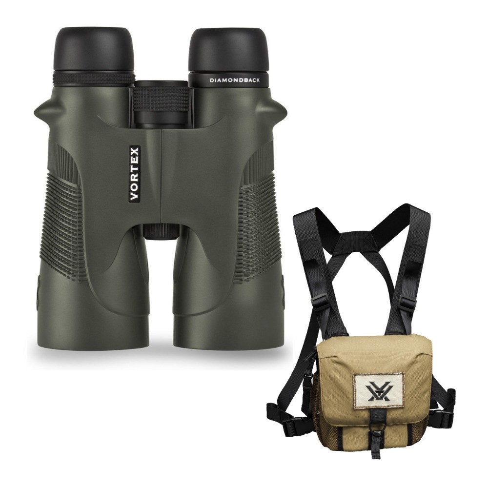 Vortex Diamondback HD Roof Prism Binoculars GlassPak Harness Case
