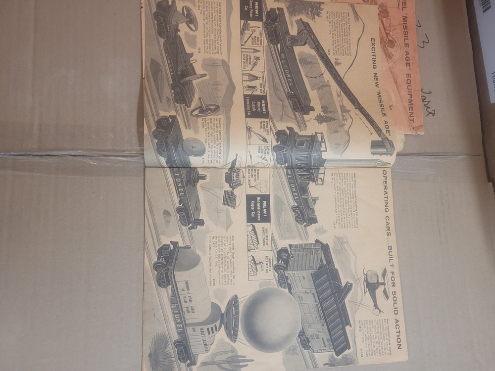 Vintage Lionel Train Catalogs