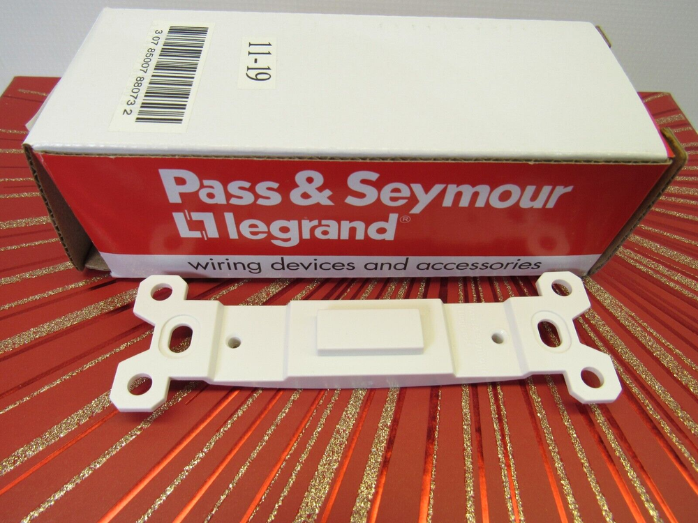 Pass & Seymour/Legrand 80700-W Blank Insert Toggle Switch Box of 5