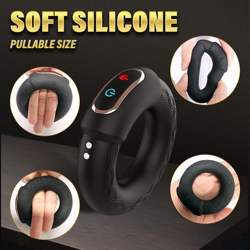 Electric Penis Stretcher Enhancer Ball Scrotum Ring Delay Ejaculation for Men*