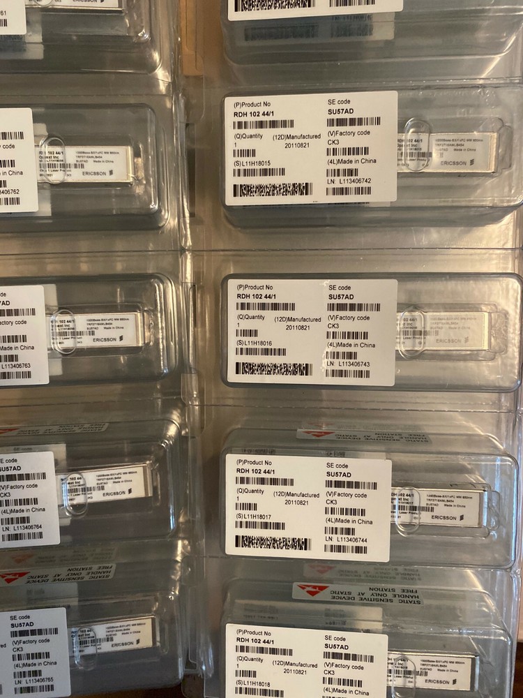 SU57AD Marconi ERICSSON RDH 10244/1 SE code 1400421-0010 850nm MMF SFP-SX