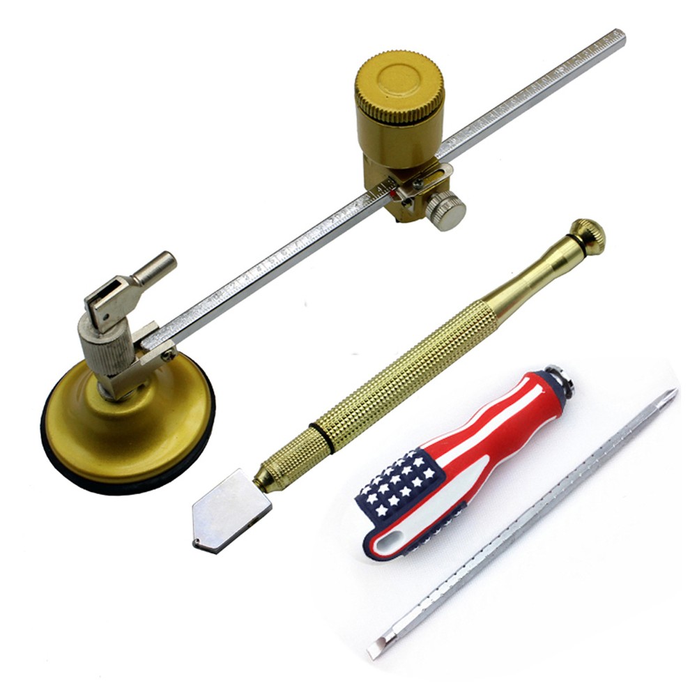 Circular Glass Cutter Circle Cutting Tool 40cm Diameter Adjustable
