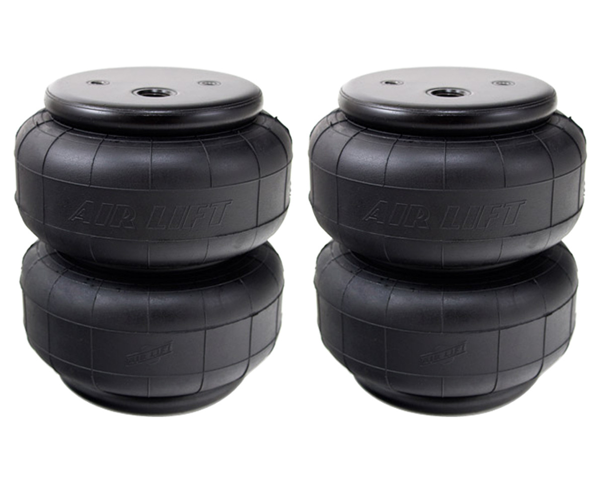 2 Air Lift Dominator D2600 Bags Single Port 1/2"npt Air Ride Suspension Springs