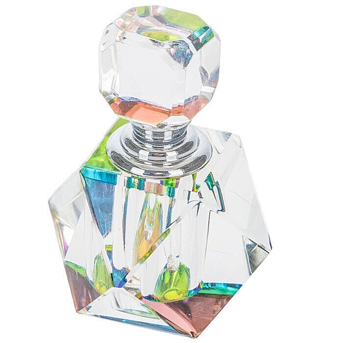 Faceted Glass PERFUME BOTTLE
