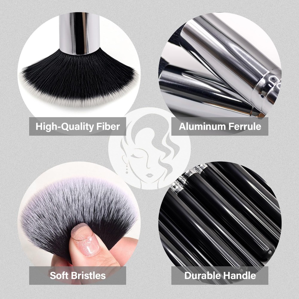 Makeup Brushes Set, Professional 25 Pcs Makeup Kit, Include Foundation Powder...