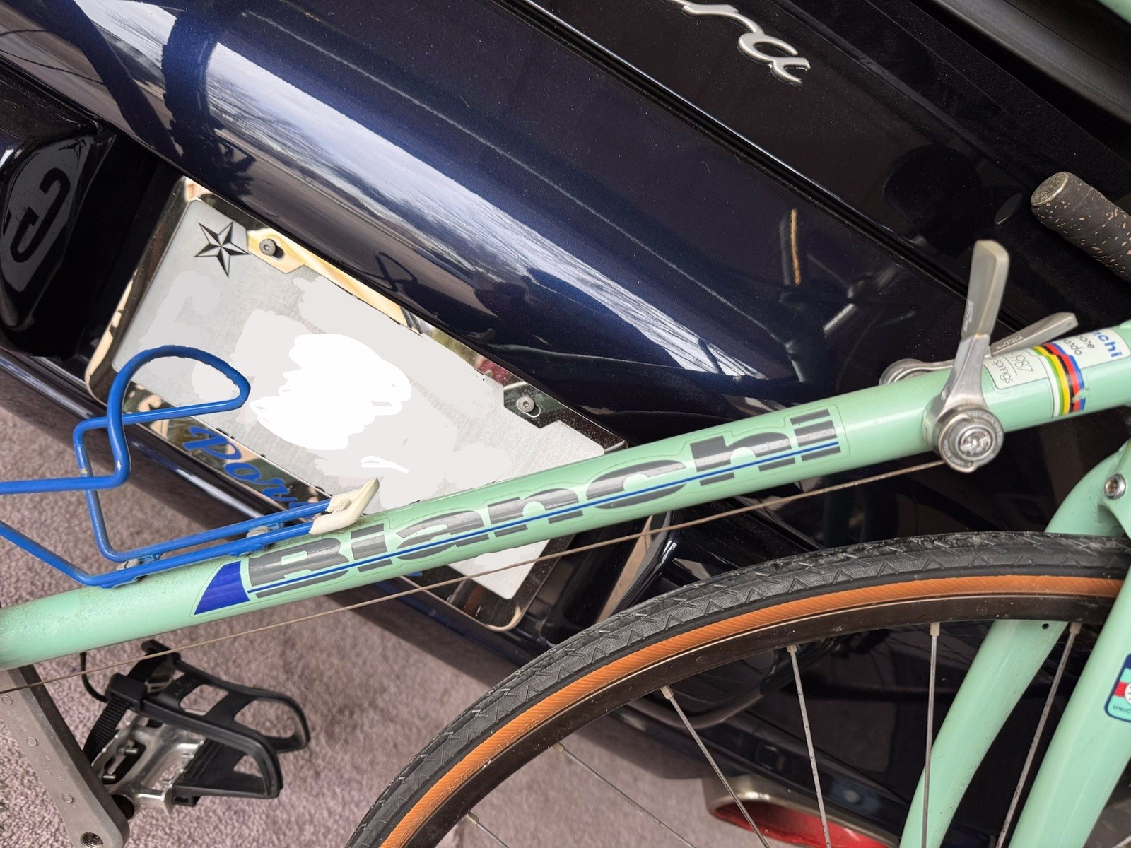 Bianchi Sport SX Vintage Racing Bike Celeste Green Steel Frame 700C Wheels