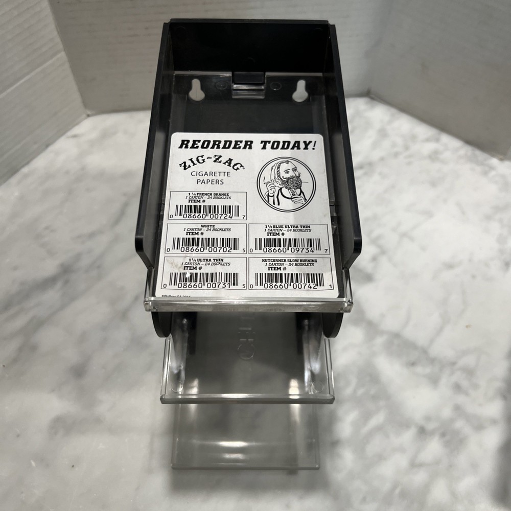 ZIG-ZAG CIGARETTE PAPERS 3 Tier DISPLAY Merchandiser