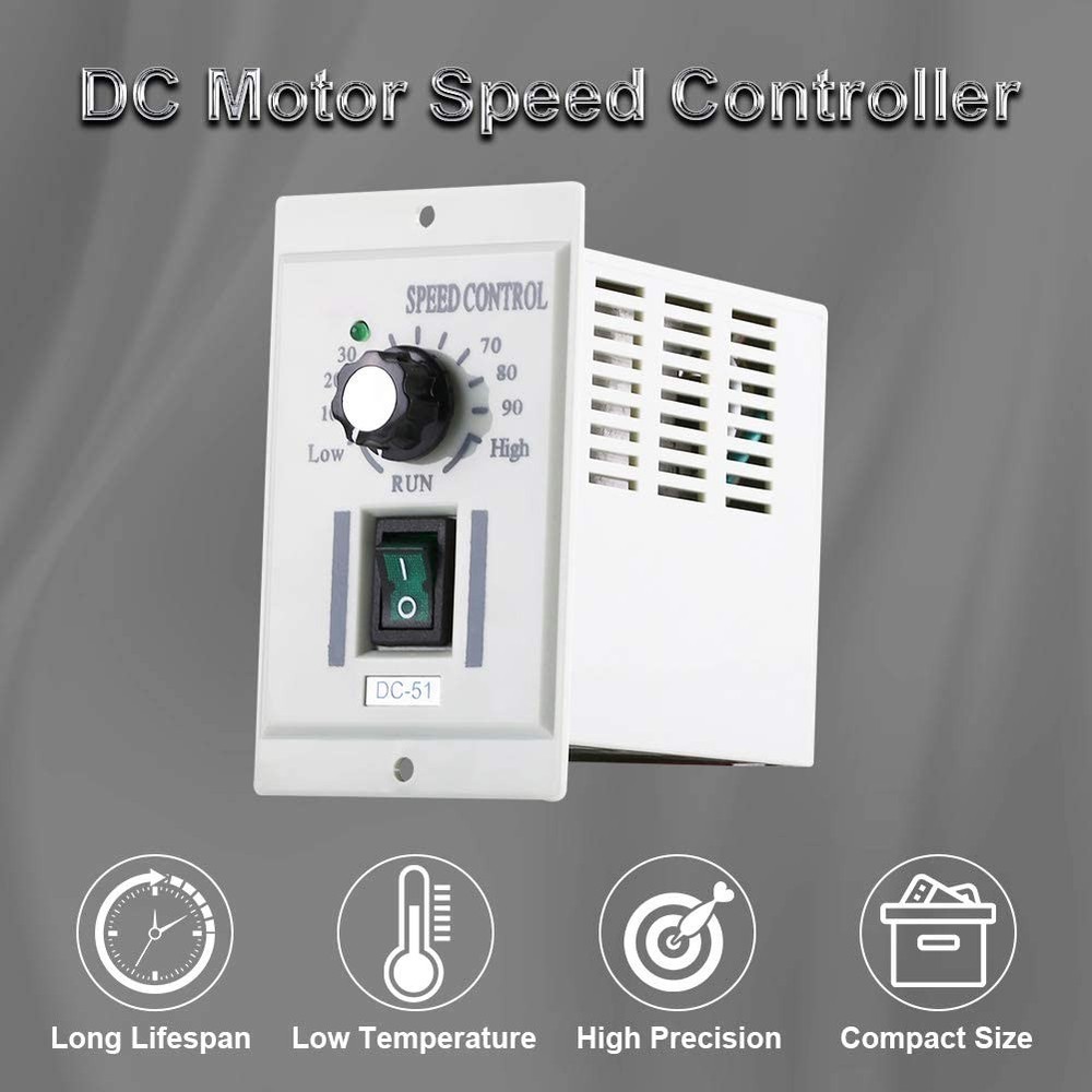 DC Motor Speed Controller AC 110V Input DC 24V-90V Output Motor Speed Control...