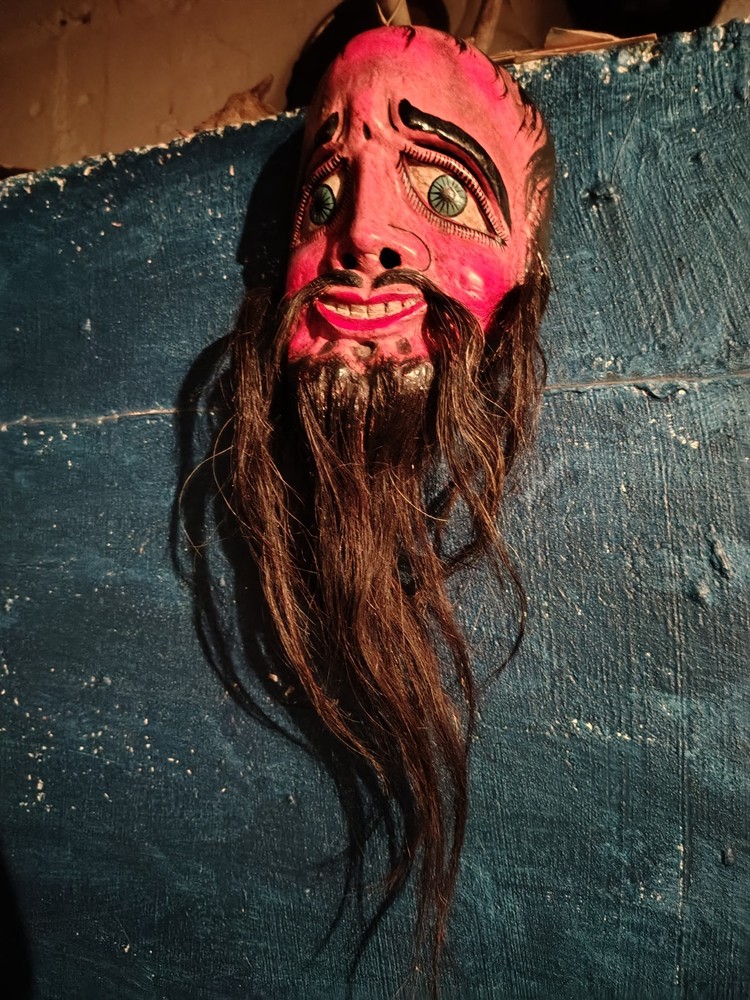Haunted Mexican Ritual Mask