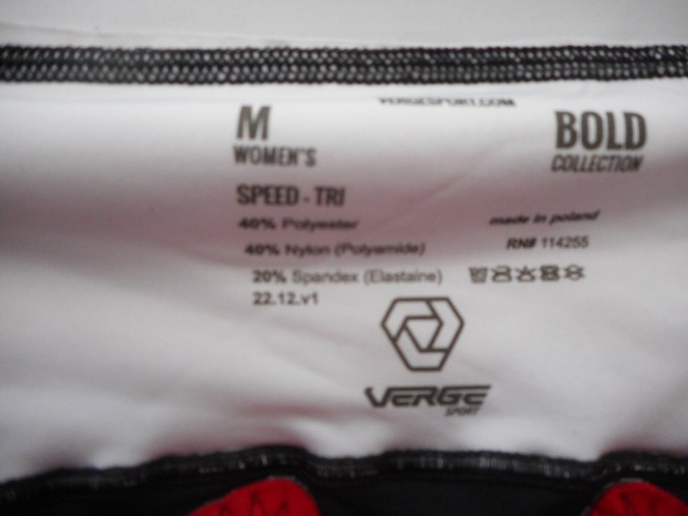 Verga Women's Speed-Tri size Medium