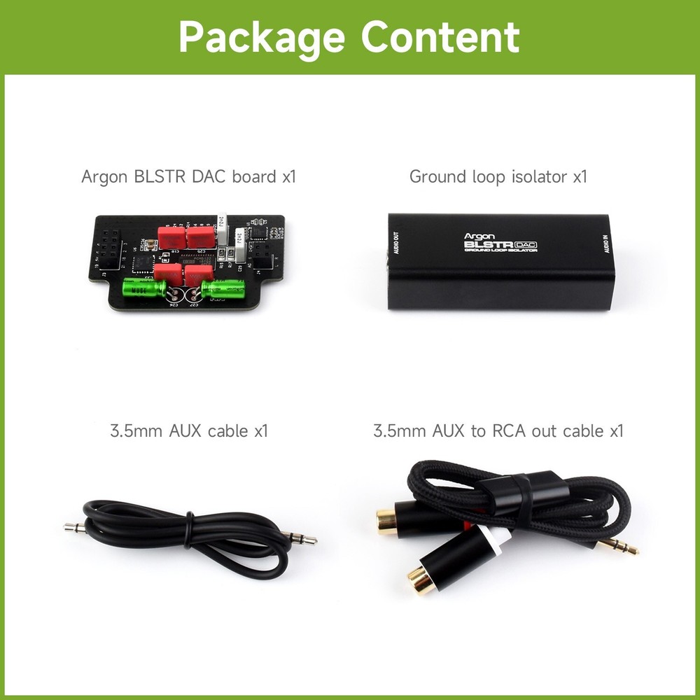 Waveshare Argon BLSTR DAC Board Kit, Add-On For Argon ONE V3 Case Only