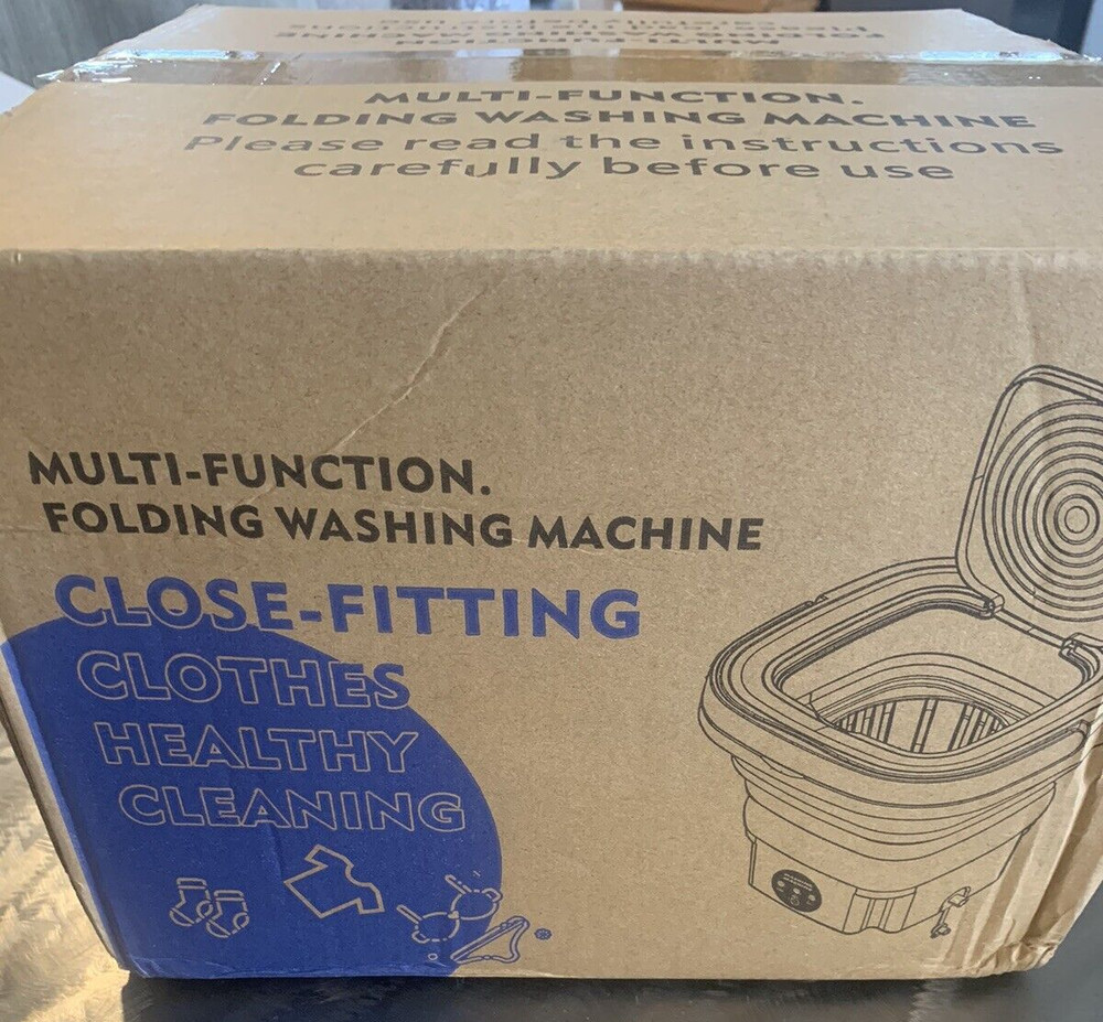 BRAND NEW MULTI-FUNCTION FOLDING WASHING MACHINE CLOSE-FITTING MLSC-01 PURPLE 8L