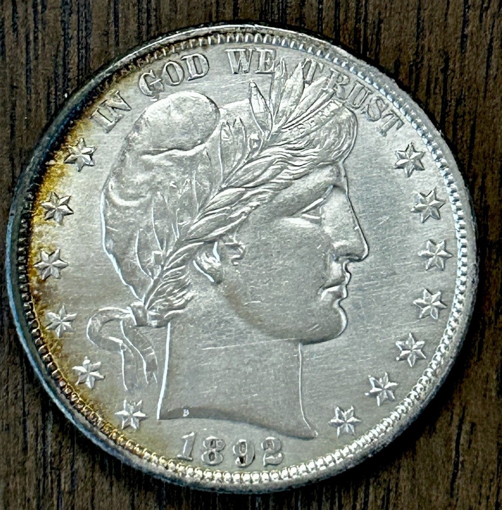 1892 50c Barber Half Dollar BU ~ 29070