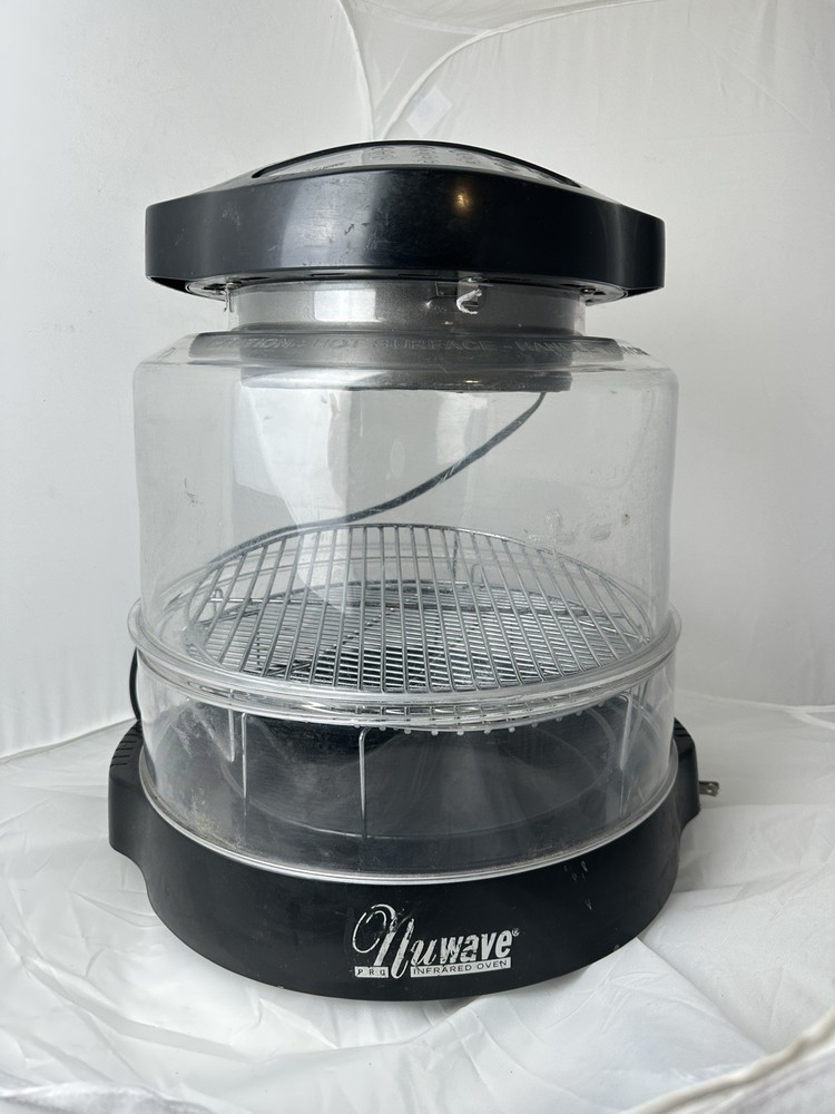 Nuwave Pro Infrared Oven Hearthware Model 20356 Extend Ring, Racks, Pans Tested