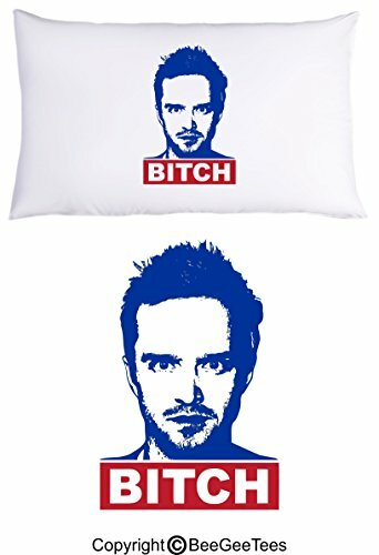 B1tch Bad Pillowcase Birthday Gift (1 Queen Pillowcase)