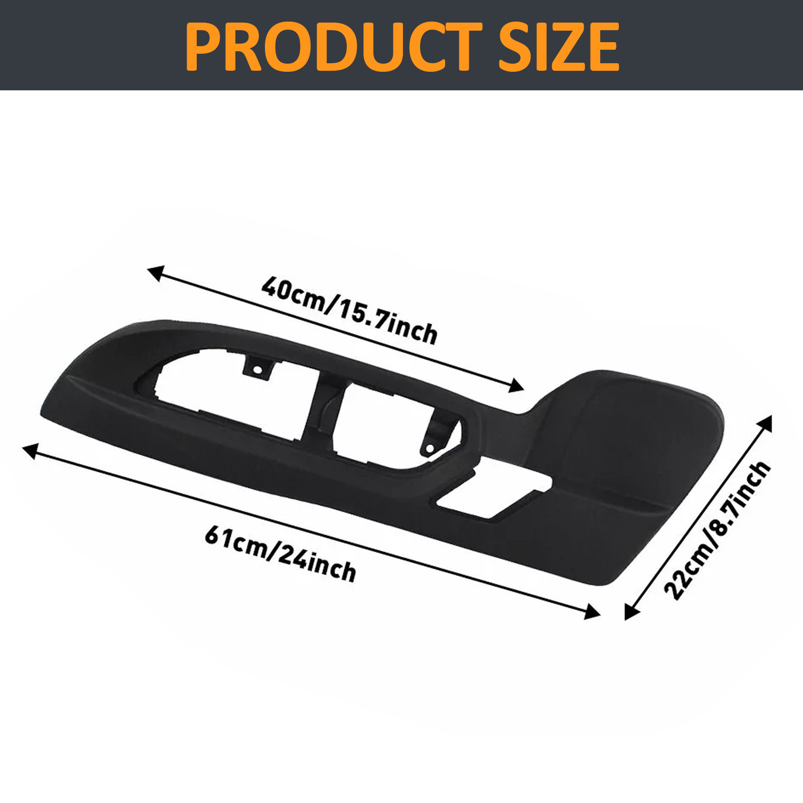 For 2009-17 GMC Acadia Chevy Traverse Driver Seat Track Cover Switch Bezel Trim