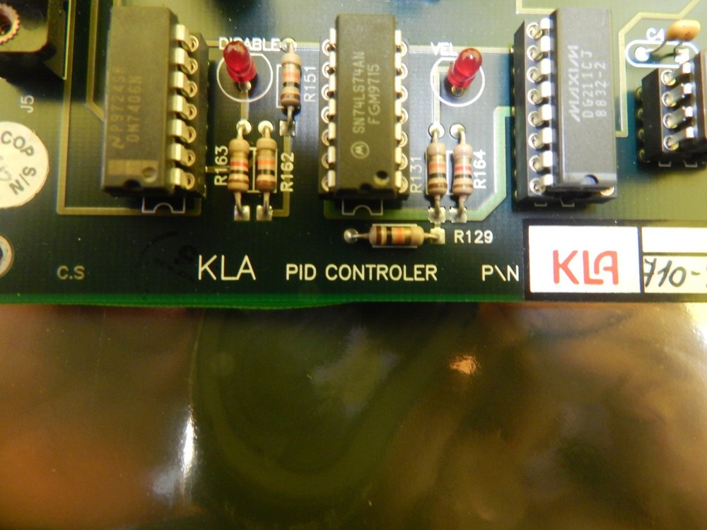 KLA-Tencor 710-450320-00 PID Controller Rev. CA PCB Board 5107 Overlay Used