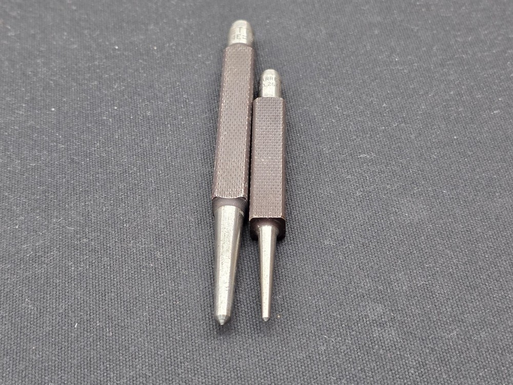 2 Piece Starrett Center Punch Set 264B 264E