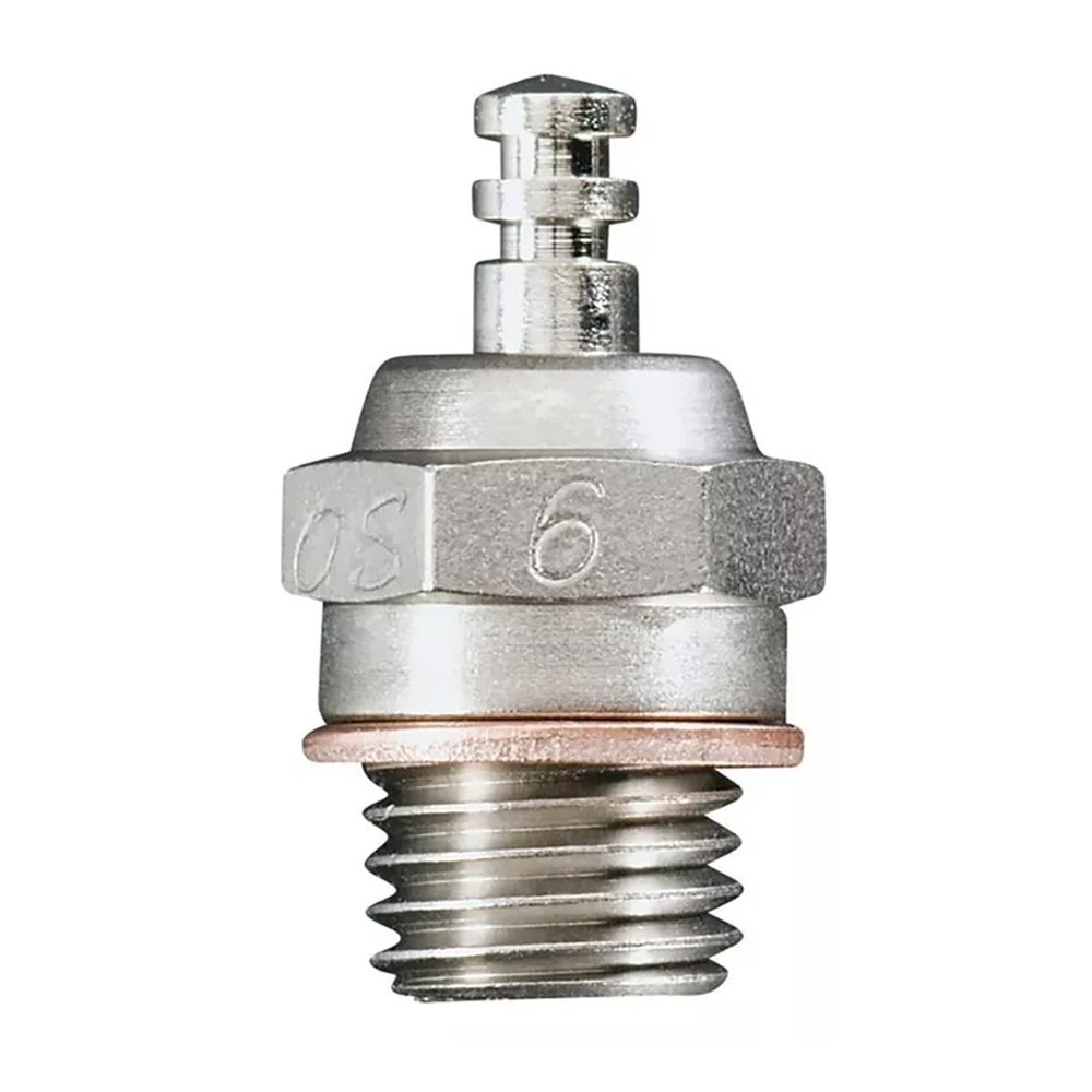 OS No.6 #6 A3 Hot Nitro Glow Plug - 3 Pack