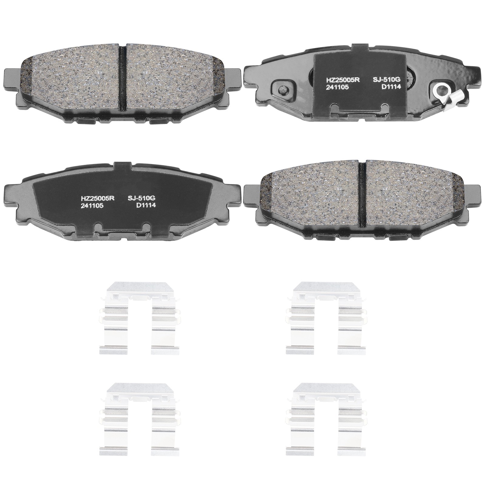 For Subaru Forester Impreza Outback Legacy XV Crosstrek Rear Ceramic Brake Pads.