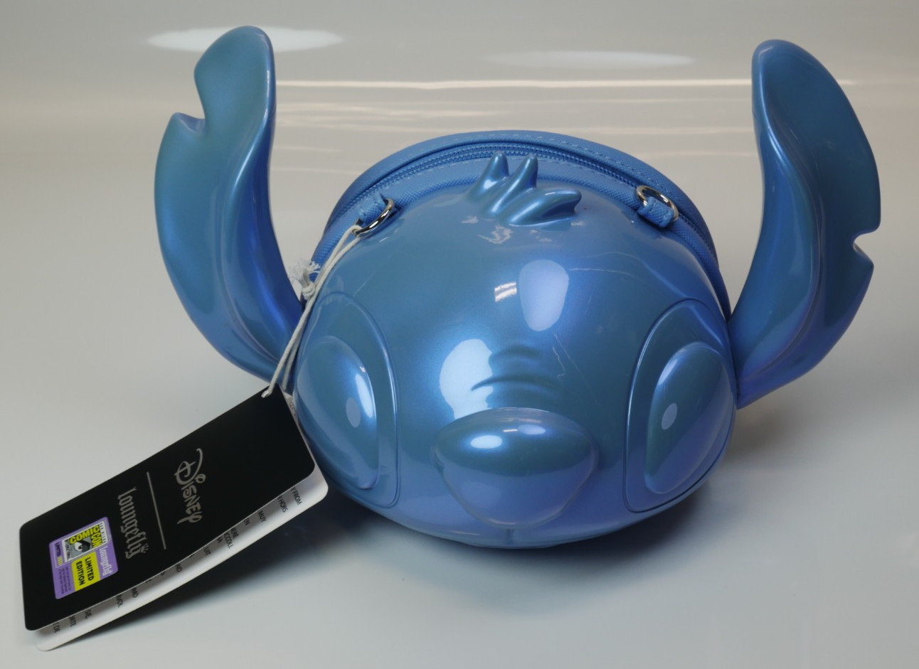 Loungefly Disney Limited Edition Stitch Molded Figurative Crossbody Bag SDCC