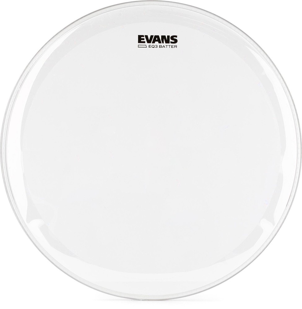 Evans EQ3 Clear Bass Drumhead - 22 inches (2-pack) Bundle
