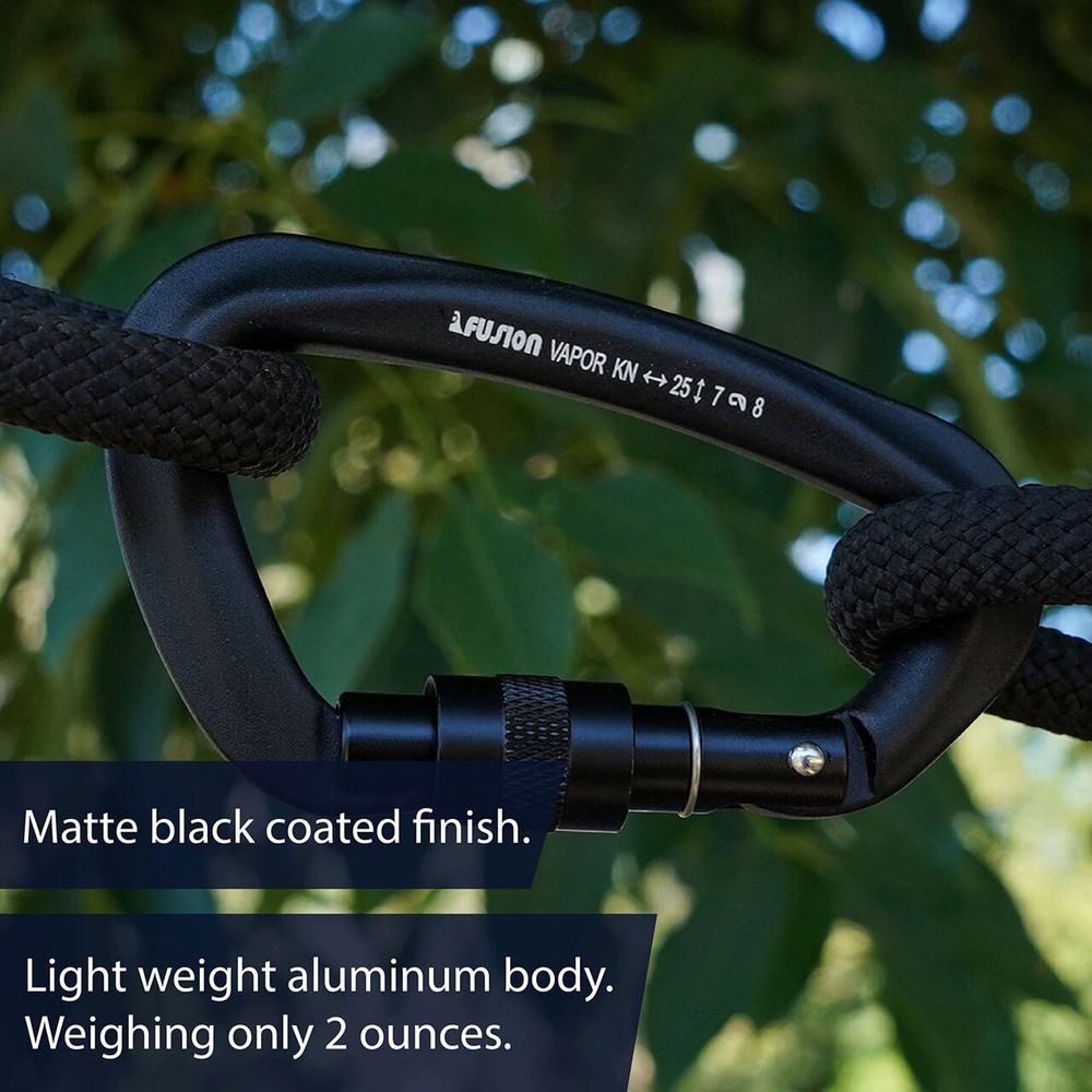 Fusion FP-8122 Vapor Screw Gate Modified "D" Carabiner