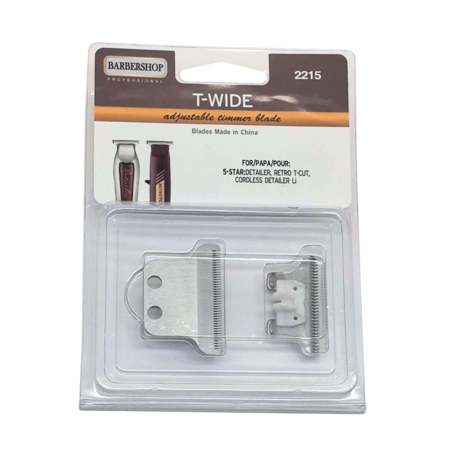 2 hole Replacement Blade #2215 for Wahl Detailer Corded, Wahl Detailer Cordless