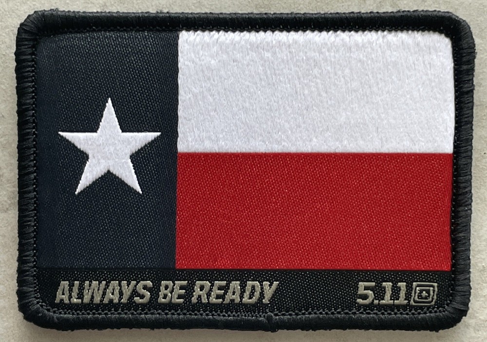 *BRAND NEW* 5.11 TACTICAL TEXAS FLAG PATCH HOOK BACKING