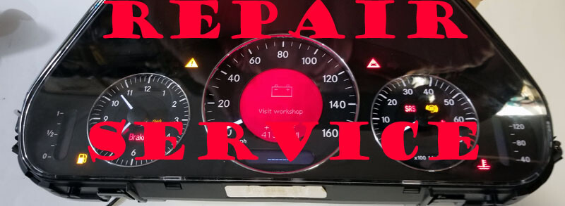 MERCEDES C S CLASS CLK INSTR CLUSTER SOFTWARE & ODOMETER CALIBRATION SERVICE
