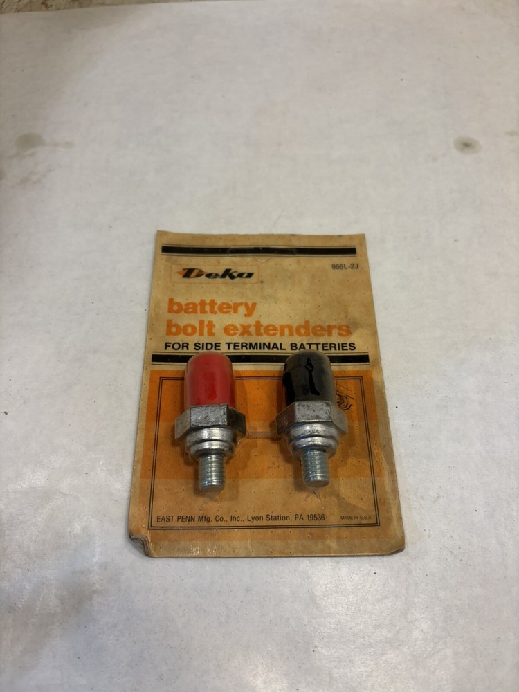 2 PACK Deka Side Post Bolt Extender Battery Cable Accessories866L-2J (WP28)