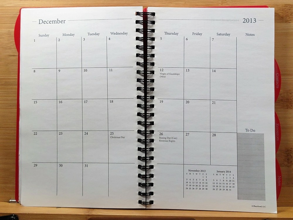 2014 PlanAhead planner July 2013 - December 2014