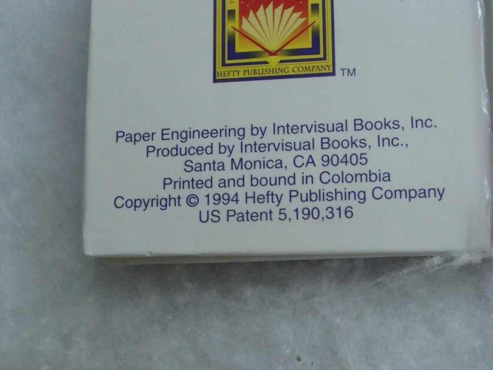 Create-A-Book Template Hefty Publishing 4 Tabbed Pages White