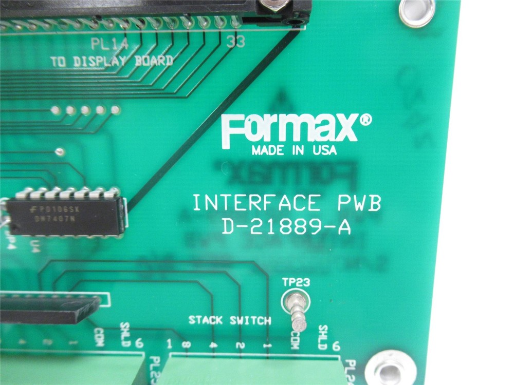 234319 New-No Box; Formax D-21889-A PCB Interface Board