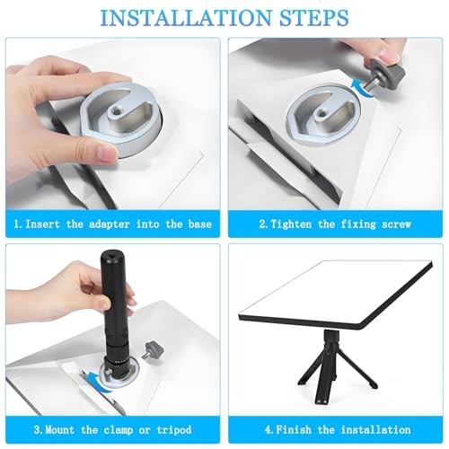 Starlink Mini Mount, Adjustable Pole Clamp Mount for Starlink Mini