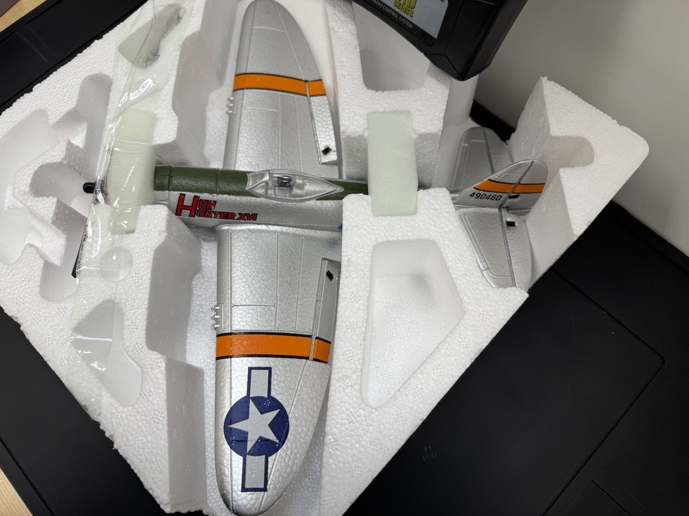 RGRA1307 P-47 Thunderbolt Micro RTF Airplane Open package, and Fixed
