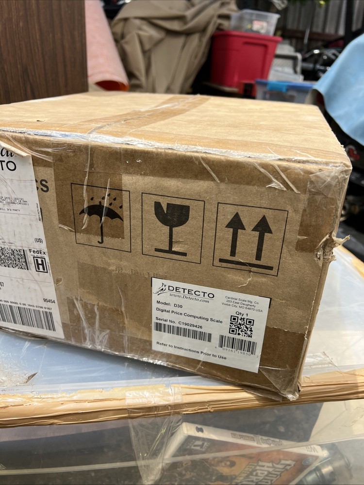 Detecto, D30, Electronic Price Computing Scale, 30 lb x 0.01 lb, ( New )