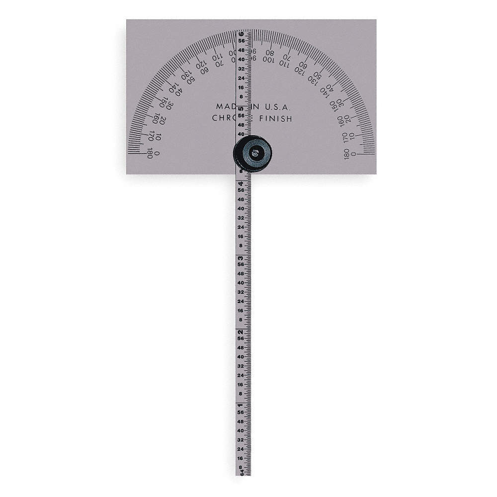 MITUTOYO 968-203 Manual-Reading Protractor,Grad 1 deg 1ARY7