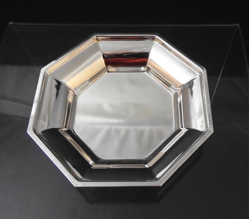 Vintage Silver Plated Tray Plate Bowl 4 3/4" GD15