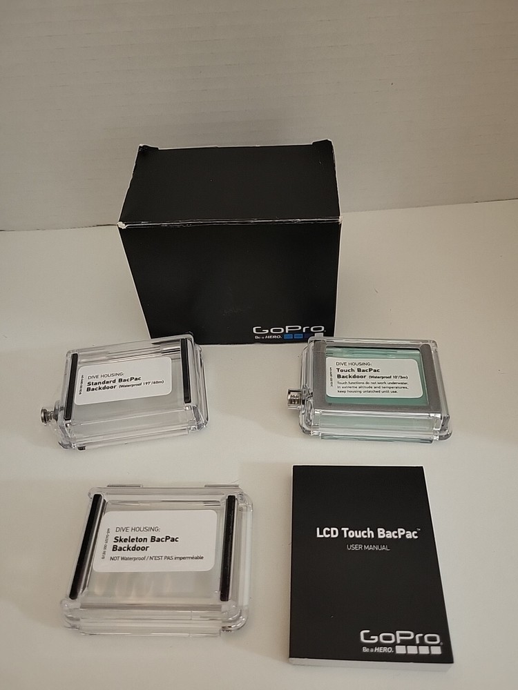 GoPro Dive Housing LCD Touch BacPac. New
