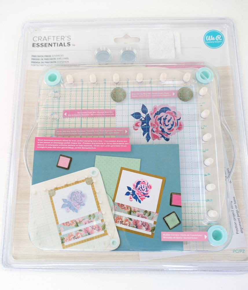 NEW We R Memory Keepers Precision Press Advanced Crafter's Essentials Stamping